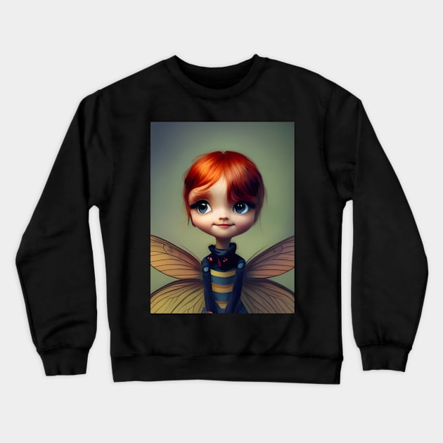 Little Harlequin Ladybird Crewneck Sweatshirt by LyndiiLoubie